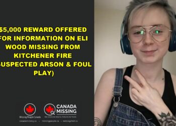 Photo of missing person Eli Wood, age 25, from Kitchener, Ontario
