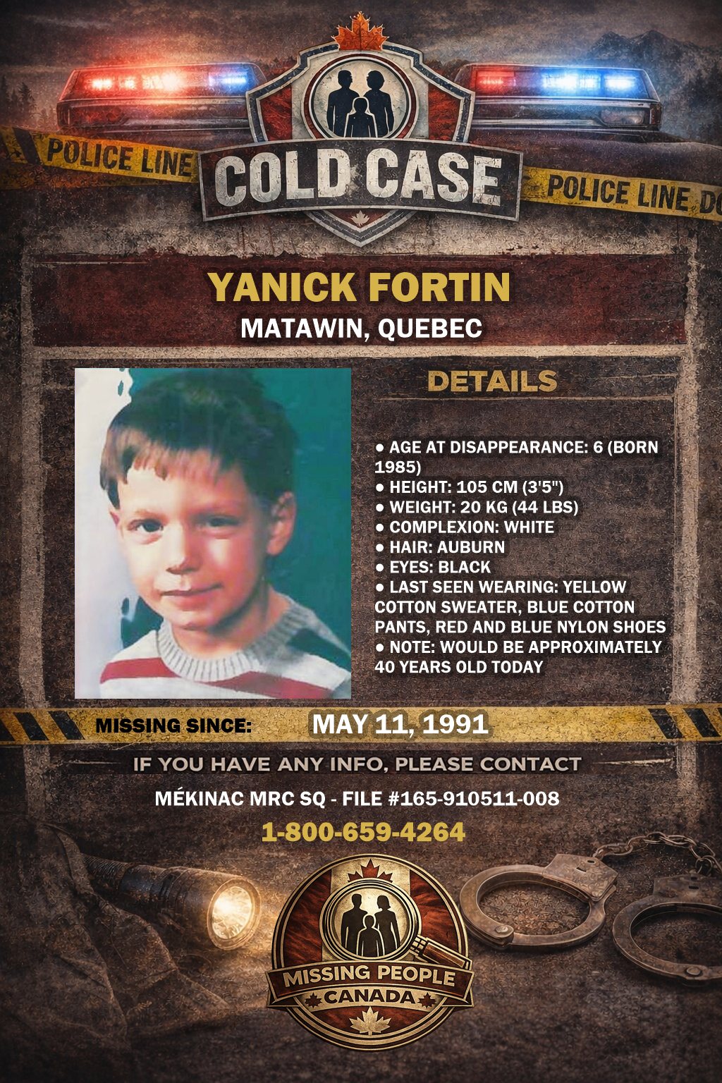MISSING PERSON CANADA RELEASE