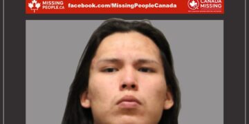 Photo of missing man Jimmy Eagle, age 27, from Samson Cree Nation, Alberta.