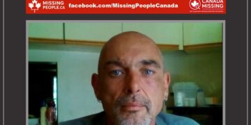 Photo of missing man Robbie Wayne Wiskin, age 57, from London, Ontario.