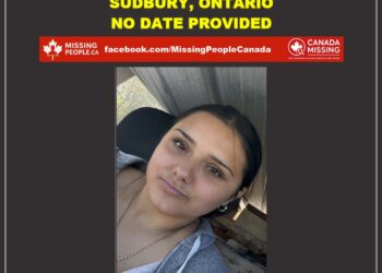 Photo of missing female teen Lola Recollet-McGrath, age 17, from Sudbury, Ontario
