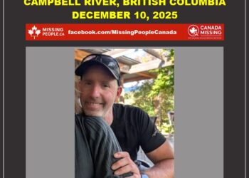 Photo of missing man Michael Surgenor, age 53, from Campbell River, British Columbia.