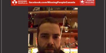 Photo of missing man Christopher Collins, age 34, from St. John's, Newfoundland and Labrador.