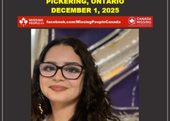 Photo of missing female teen Natalie, age 15, from Pickering, Ontario.