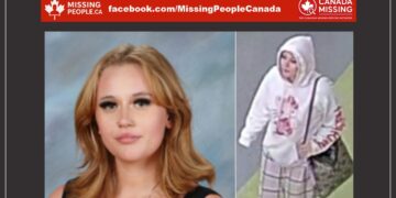 Photo of missing female teen Isabella (Izzy) Burns, age 15, from Colwood, British Columbia.