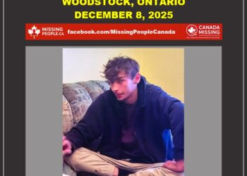 Photo of missing man Nigel from Woodstock, Ontario.