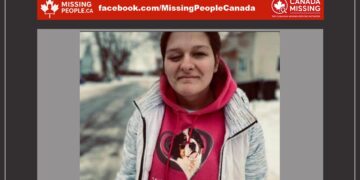 Photo of missing woman Amélie Parrot, age 23, from Québec City, Quebec (intellectual disability, left eye smaller).