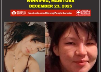 Photo of missing female Shanice Raine Flett, age 22, from Winnipeg, Manitoba