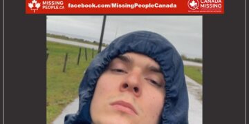 Photo of missing man Tanner Closs-Gillis, age 21, from Campbell River, British Columbia.