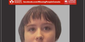 Photo of missing female youth Trinity Laffin, age 14, from Lethbridge, Alberta.