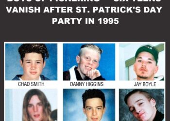 Archival photo related to the 1995 disappearance of the "Lost Boys of Pickering" – six missing teens from Ontario.
