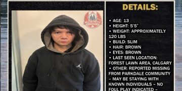 MISSING PERSON CANADA RELEASE