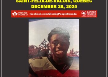 Photo of missing boy Kouame Dominique Yao, age 15, from Saint-Félix-de-Valois, Québec