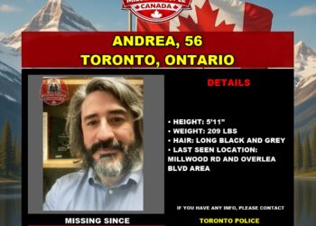 Photo of missing person Andrea, age 56, from Toronto, Ontario