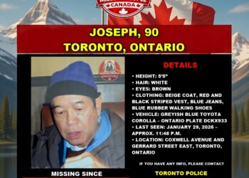 Photo of missing person Joseph, age 90, from Toronto, Ontario.