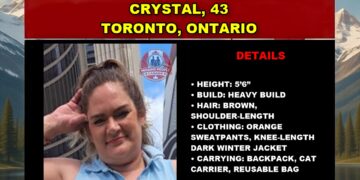 Photo of missing person Crystal, age 43, from Toronto, Ontario