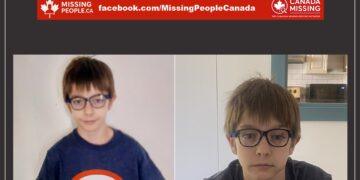 Photo of missing boy Tristan, age 13, from Calgary, Alberta