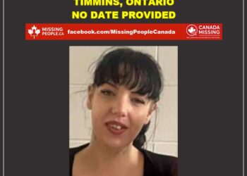 Photo of missing woman Emilie, age 33, from Timmins, Ontario