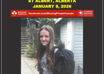 Photo of missing girl Adelyn Tuks-Gagnon, age 12, from St. Albert, Alberta
