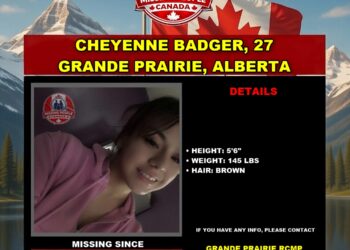 Photo of missing woman Cheyenne Badger, age 27, from Grande Prairie, Alberta