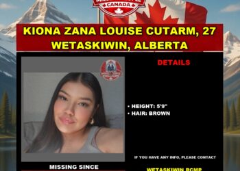 Photo of missing woman Kiona Zana Louise Cutarm, age 27