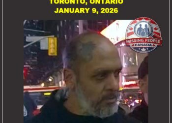 Photo of missing person Gregson, age 45, from Toronto, Ontario