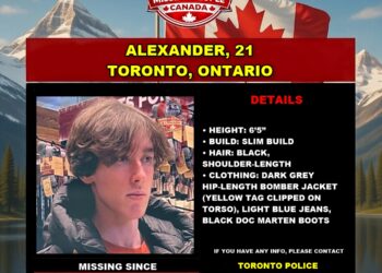 Photo of missing person Alexander, age 21, from Toronto, Ontario