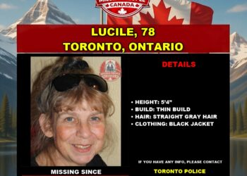 Photo of missing senior Lucile, age 78, from Toronto, Ontario