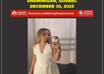 Photo of missing woman Annabel Blanchette-Charron, age 20, from Shawinigan, Québec