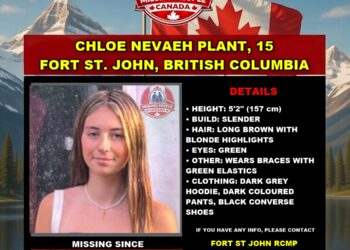 Photo of missing girl Chloe Nevaeh Plant, age 15, from Fort St. John, British Columbia