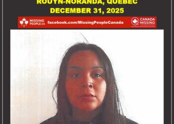 Photo of missing girl Éva-Louise, age 15, from Rouyn-Noranda, Québec