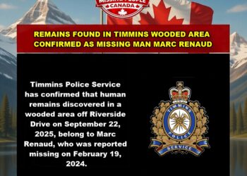 MISSING PERSON CANADA RELEASE