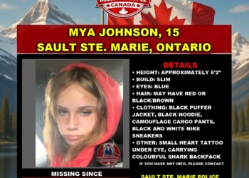 Photo of missing girl Mya Johnson, age 15, from Sault Ste. Marie, Ontario