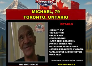 Photo of missing person Michael, age 79, from Toronto, Ontario