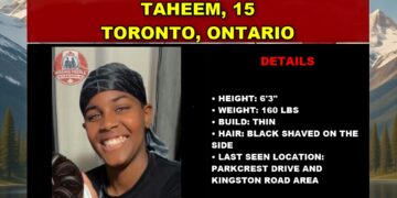 MISSING PERSON CANADA RELEASE