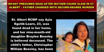Photo related to news story involving Ayla Egotik-Learn and infant Braylee Beasley in St. Albert, Alberta.