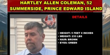 Photo of missing man Hartley Allen Coleman, age 52, from Summerside, Prince Edward Island
