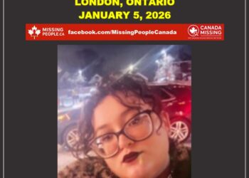 Photo of missing woman Emily Wisse, age 18, from London, Ontario