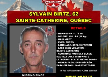 Photo of missing man Sylvain Birtz, age 62, from Sainte-Catherine, Québec