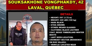 Photo of missing man Souksakhone Vongphakdy, age 42, from Laval