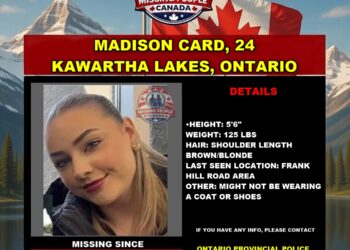 Photo of missing woman Madison Card, age 24, from City of Kawartha Lakes