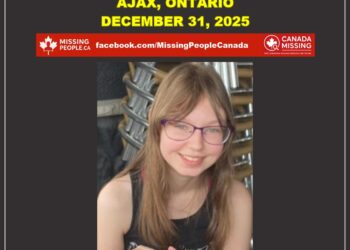 Photo of missing woman Kaitlyn, age 19, from Ajax, Ontario