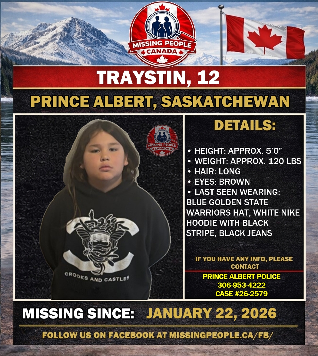 MISSING PERSON CANADA RELEASE