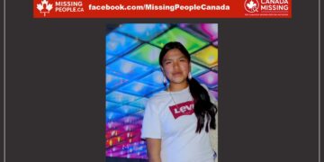Photo of missing girl Shadow Lindsay Penosway, age 13, from Rouyn-Noranda, Québec