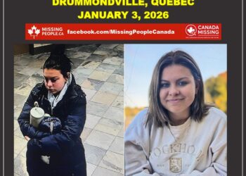 Photo of missing girl Mahée Lemay, age 17, from Drummondville, Québec