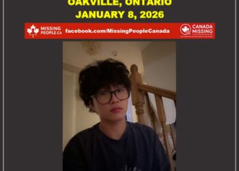 Photo of missing boy Jimim Nam, age 15, from Oakville, Ontario
