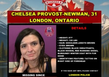 Photo of missing woman Chelsea Provost-Newman, age 31, from London, Ontario