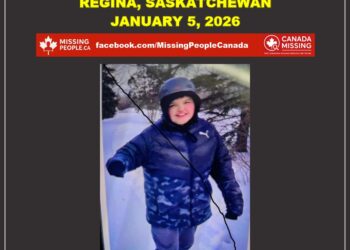 Photo of missing boy Keandro Nahnepowisk, age 12, from Regina, Saskatchewan