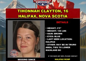 Photo of missing teen Tihonnah Clayton, age 16, from Halifax, Nova Scotia