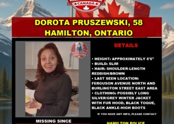 Photo of missing woman Dorota Pruszewski, age 58, from Hamilton, Ontario